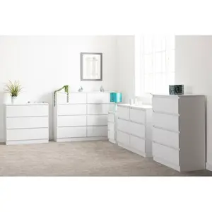 Braunstein 6 Drawer Chest Of Drawers White