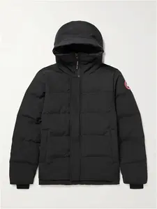 Canada Goose Macmillan Logo-Appliquéd Quilted Shell Hooded Down Parka - Men - Black Coats And Jackets - XXL