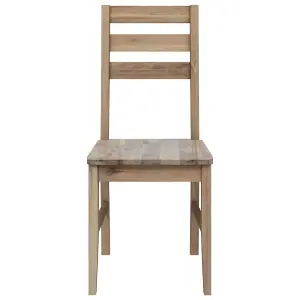 Berkfield Dining Chairs 4 pcs Solid Acacia Wood