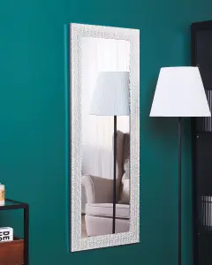 Beliani Traditional Wall Mirror MERVENT White