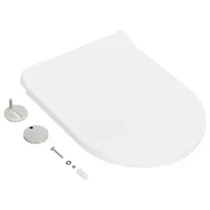 Soft-close Toilet Seat with Quick-release Design White