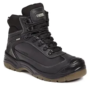 Apache RANGER Waterproof Safety Work Boots Black (Sizes 5-13)