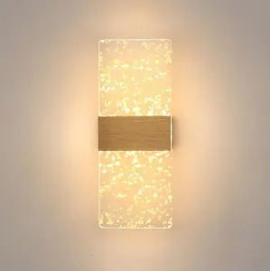 Indoor Wall Lamps LED Sconce Wall Light Modern Decor 6W Gold