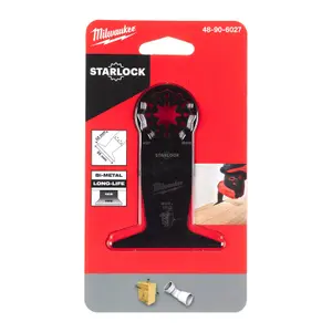 Milwaukee 48906027 Starlock Multitool Blade Plunge Cut Wood Plastic Cut 65mm