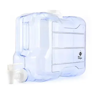 5.5L Fridge Water Dispenser Refillable Desktop Shelf Camping Container with Tap (5.5 Litre)