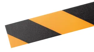 Durable DURALINE Heavy Duty Non-Slip Hazard Warning Floor Tape - 50mm x 15m