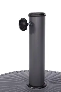 14kg Poly Resin Parasol Base - Charcoal