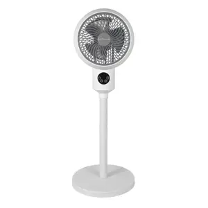 Portable Standing Fan Air Circulator Oscillating - Grey