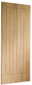 Internal Solid Oak Suffolk Statement Door  - 1981 x 838 x 35mm (33")