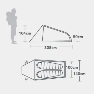 OEX Bandicoot II Ultralite Tent