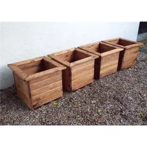 Traditional Large Square Planter x 4