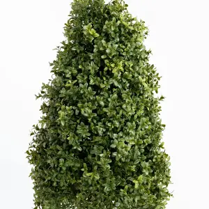 Blooming Artificial - 90cm / 3ft Fake Boxwood Tower Cone Topiary