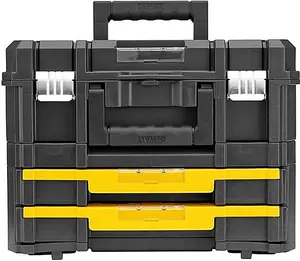 Dewalt TStak Combo II + IV Power Tool Storage Box + Drawer Case 2 Shallow Draws