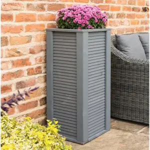 Grey Tall Garden Planter (1.3ft x 1.3ft)