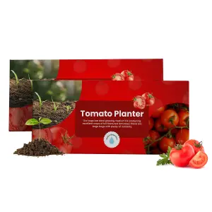 1 Bag (56 Litres) Nutrient Enriched Tomato Planter Grow Bag With Improved Water Retention For Flavoursome Tomatoes