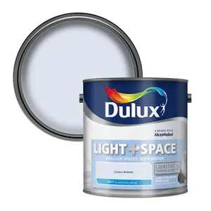 Dulux Light + Space Cotton Breeze Matt Wall paint, 2.5L