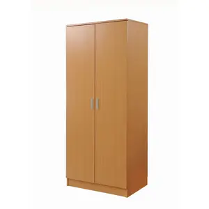 2 Door Double Wardrobe In Beech