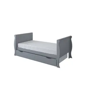 Valerton Cot Bed Grey / No