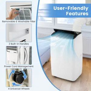 Costway 12000 BTU Portable Air Conditioner Smart WiFi Enabled Home AC Unit