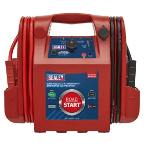 Sealey 3200A 1600A 12/24V RoadStart Emergency Jump Starter For 8 Cylinders RS105