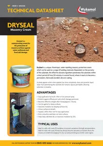 Wykamol Dryseal Masonry Protection Cream 3 Litre