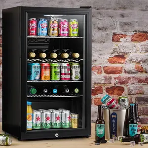 Subcold Super 85 LED Drinks Fridge - Black