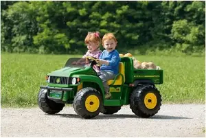 Peg Perego John Deere Gator HPX Childrens Ride On Utility Truck - Green