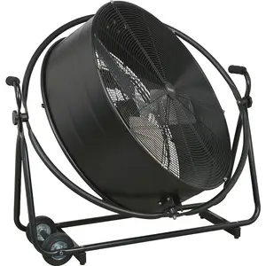 30" Industrial High Velocity Orbital Drum Fan - 2 Speed - 360 Degree Tilt