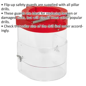 High-Quality Drill Press Safety Guard with 85mm Collar for Enhanced Protection