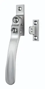 Carlisle Brass Satin Chrome Locking Casement Fastener (V1006LCKSC)