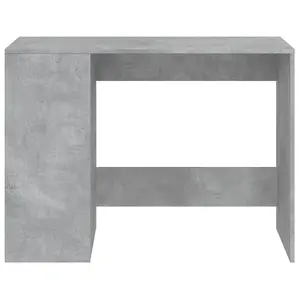 Berkfield Desk Concrete Grey 102x50x75 cm Engineered Wood