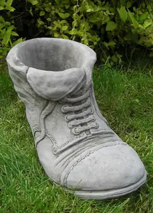 Shoe Outdoor Stone Garden Planter