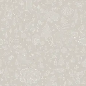 Galerie Little Explorers 2 Silver Forest Kingdom Wallpaper Roll