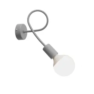 Luminosa Oxford Wall Lamp Grey 25cm