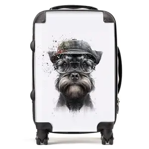 Miniature Schnauzer Dog Splashart Suitcase - Cabin