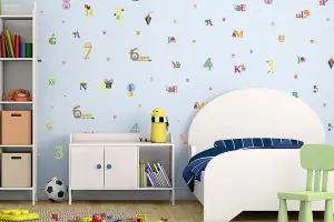 Walplus Combo Kids - Learning is Fun Wall Sticker PVC