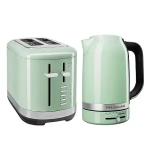 KitchenAid Breakfast Suite Pistachio 1.7L Kettle and 2 Slice Toaster Set