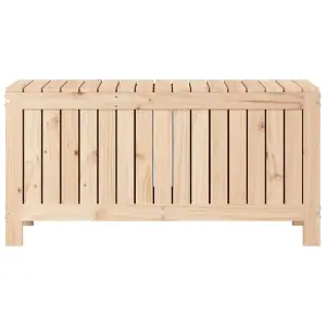 Berkfield Garden Storage Box 108x42.5x54 cm Solid Wood Pine