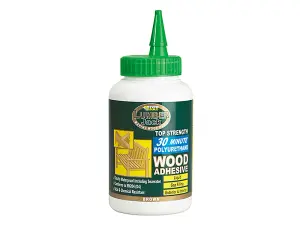 Everbuild 30MINPU7 Lumberjack 30min Polyurethane Wood Adhesive Liquid 750g EVB30MINPU7