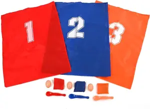 3 in 1 Sports Day Kit Family Fun Summer Kids Adults Children's Game Toy Activity Play