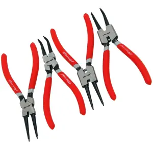 Snap Ring Pliers - 7 inch 4 piece Set Circlip Pliers (Neilsen CT1459)