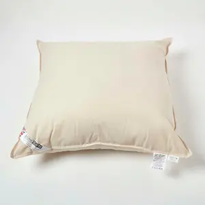 Homescapes Organic Cushion Pad - Premium Cushion Inserts and Fillers for Comfort 66 x 66 cm (26 x 26")