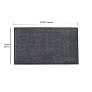  Barrier Doormat Blue / Rectangle 80 x 120cm