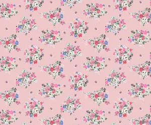 Cath Kidston Clifton Rose Glass Splashback - Pink (900x750mm)