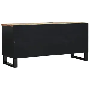 Berkfield TV Cabinet 100x33x46 cm Solid Wood Reclaimed&Engineered Wood