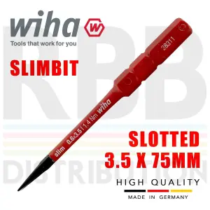 Wiha SlimBit Screwdriver Phillips Slotted Plusminus With Holder 1000v VDE 41230