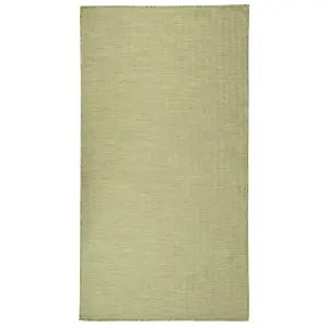 Berkfield Outdoor Flatweave Rug 80x150 cm Green