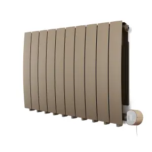 Terma 230V 1.2kW Quartz Mocha Smart Horizontal Oil-filled radiator