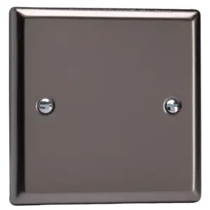 Varilight Single Blank Plate Pewter