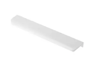 HEXA - edge handle, 192mm, white